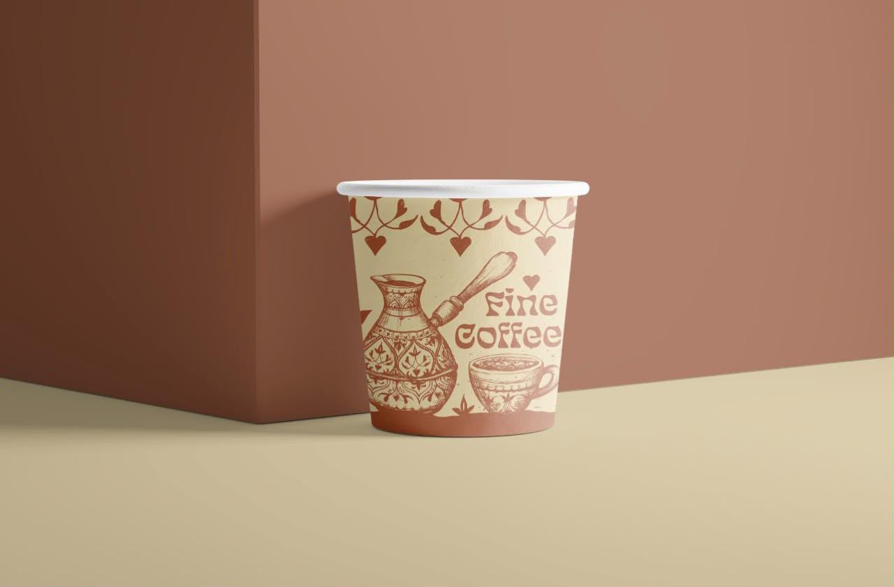 4 oz printed paper cup